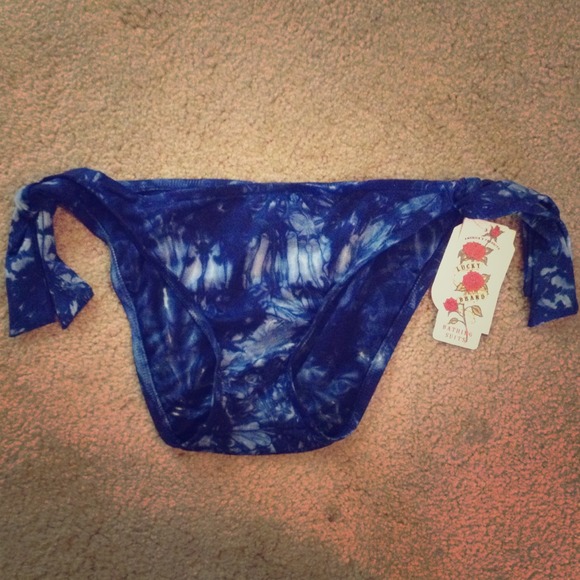 ✋TRADED✋Tie Dye Lucky Brand Bathing Suit Bottoms