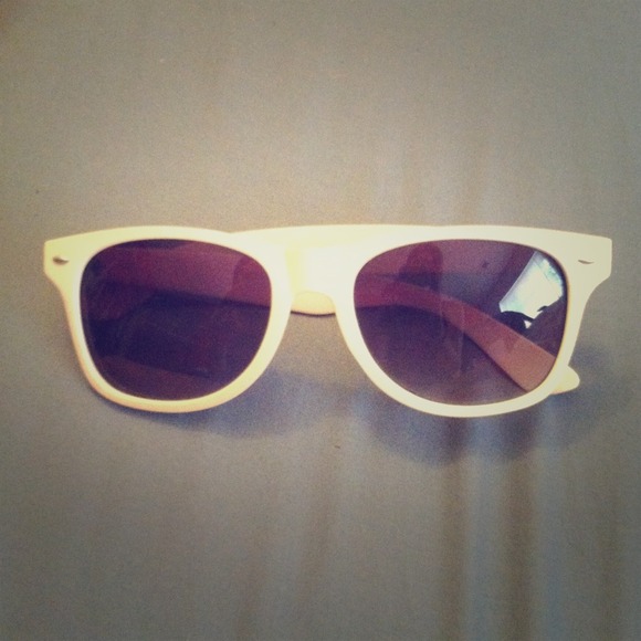 Cream colored sunglasses!