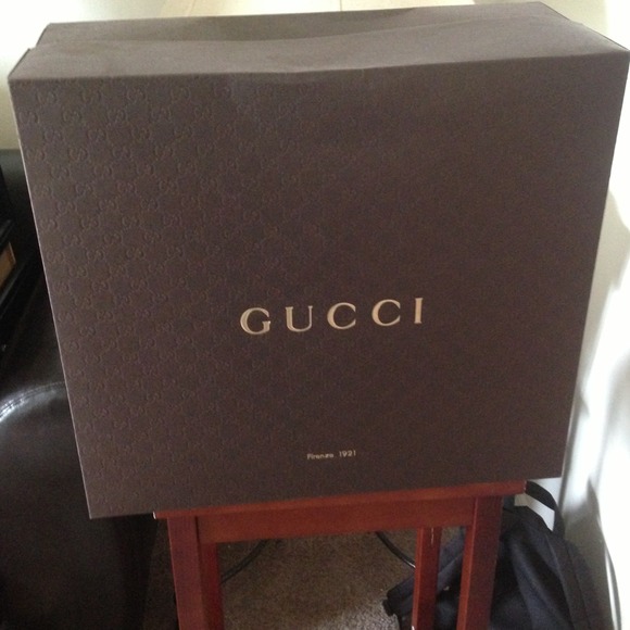 Gucci large bookbag or purse box
