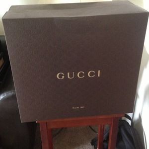 Gucci large bookbag or purse box