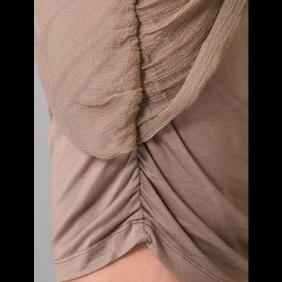 SOLD 🎉HOST PICK🎉 A+O leather t-back drapey dress - Picture 3 of 4