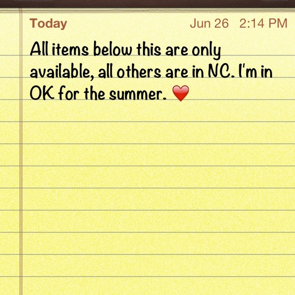 These items only for sale