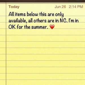 These items only for sale