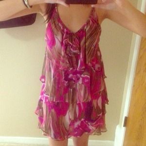 Pink / Fuchsia Flowy Sun-Dress Pink / Fuchsia Flowy Sun-Dress