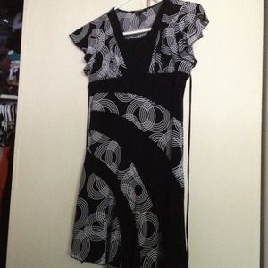 Black and white dress