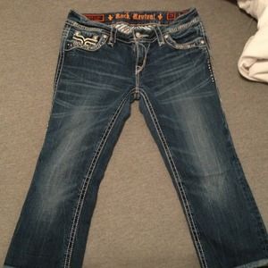 Rock Revival cut off capris