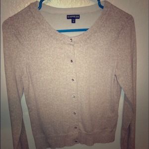 Pale Pink Express Floral Cardigan