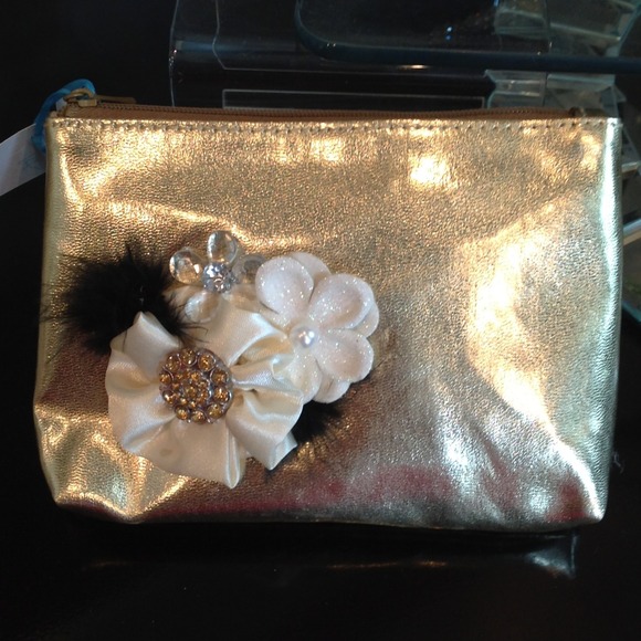 Mini gold purse