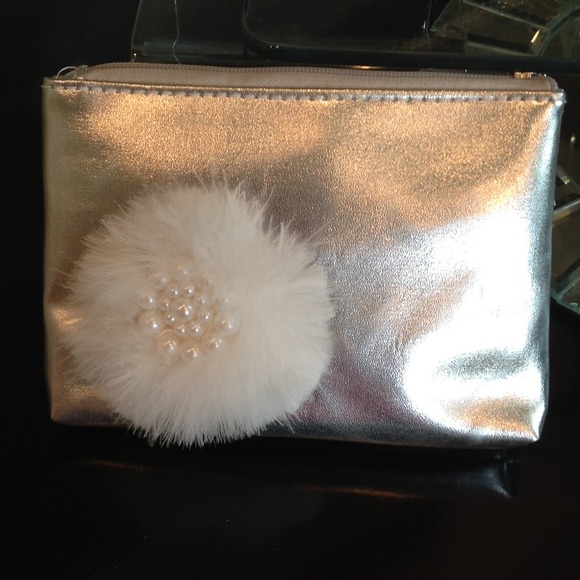 Mini silver purse