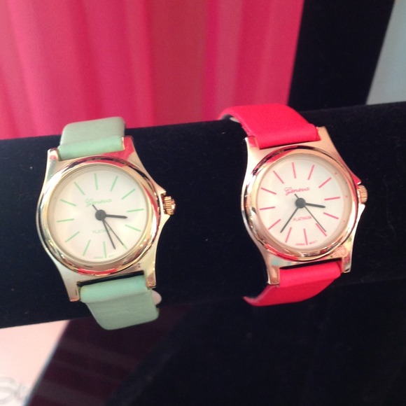 Pink Geneva Watch