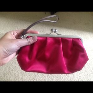 Fuchsia/Deep Pink COACH Wristlet / Clutch