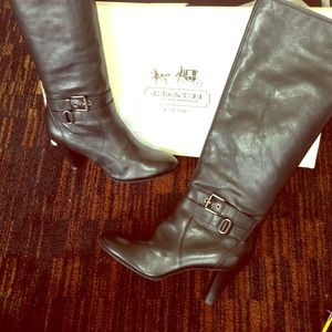 Coach boots. Ladies size 11. $125