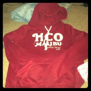 Maroon Hollister hoodie