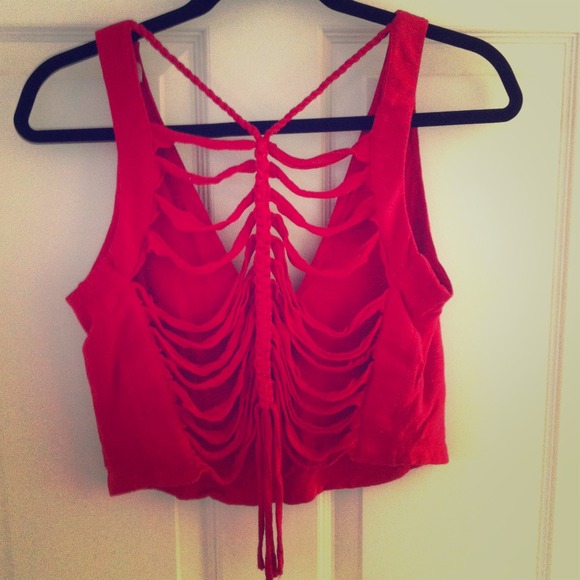 Urban Outfitters Tops - UO caged back crop top