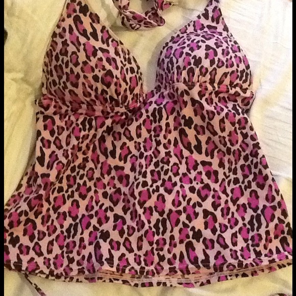 Victoria Secret Pink leopard bathing suit