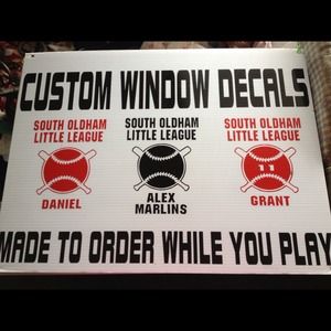 PayPal Only. Custom Made Decals