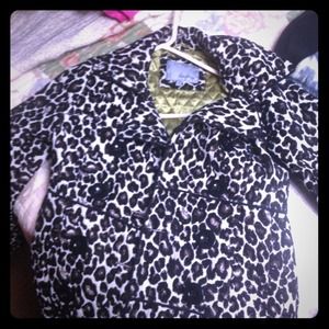 Cheetah print jacket