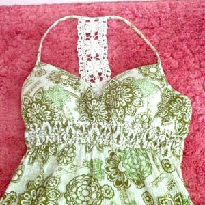 Self Esteem Lace Back Tank