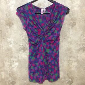 SOLD Sweet Pea shirt sleeve sheer top.