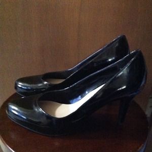 Black Patent Leather Franco Sarto Heels