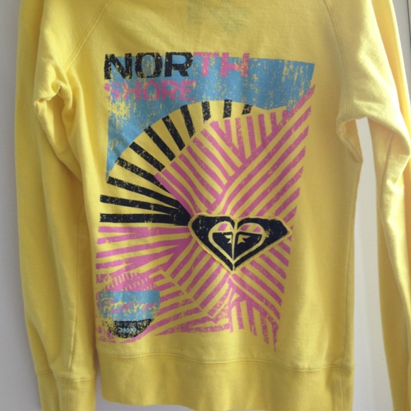 Yellow Roxy hoodie - Picture 2 of 2