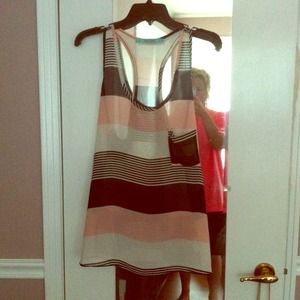 Karlie razorback sheer tank