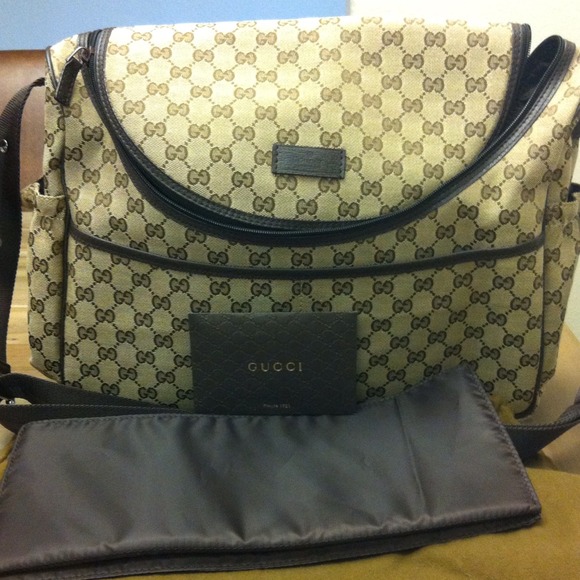 Authentic gucci diaper bag with changing mat - Picture 1 of 1