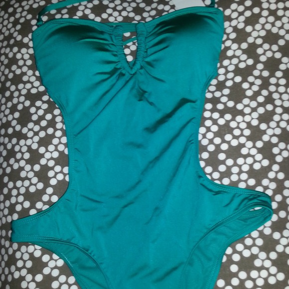 NWT, Emerald Green Monokini
