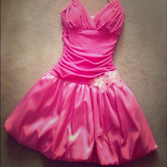 Beautiful Pink Masquerade Sequined Dress/Prom
