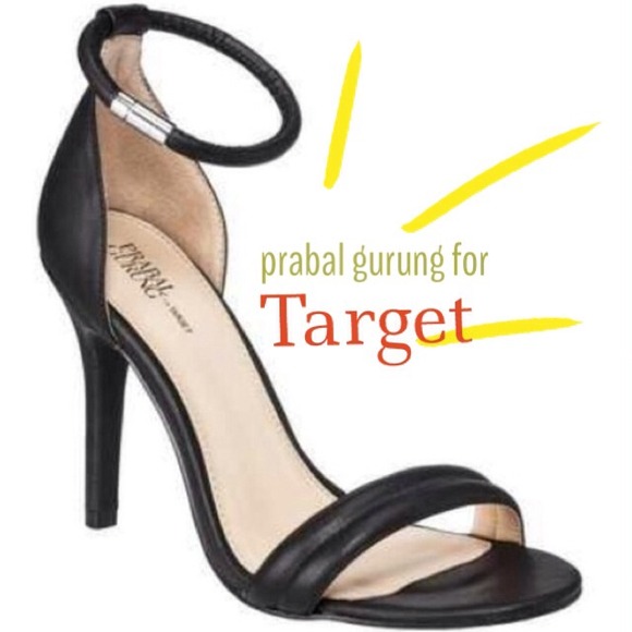 Prabal Gurung for Target Black Ankle Strap Heel