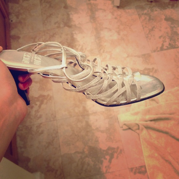 Silver heels