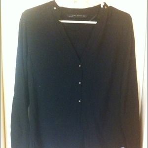 Sold in bundle ❌ 🎉host pick🎉Black Zara blouse