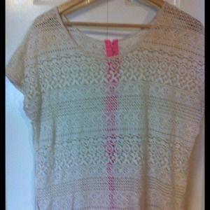 Bundle for @cjflores31 Zara lace tee & sweater