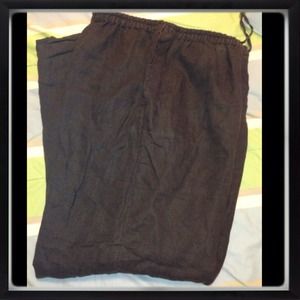 🎀Brown Linnen Pants🎀