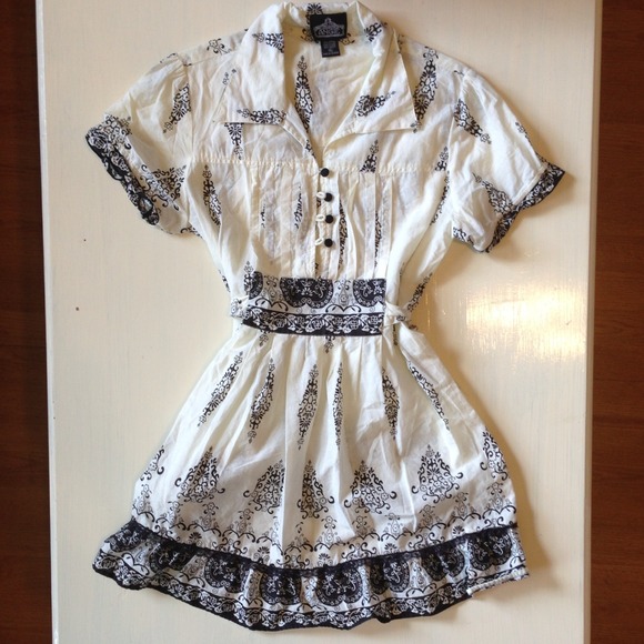 Vintage Style Shirt Dress