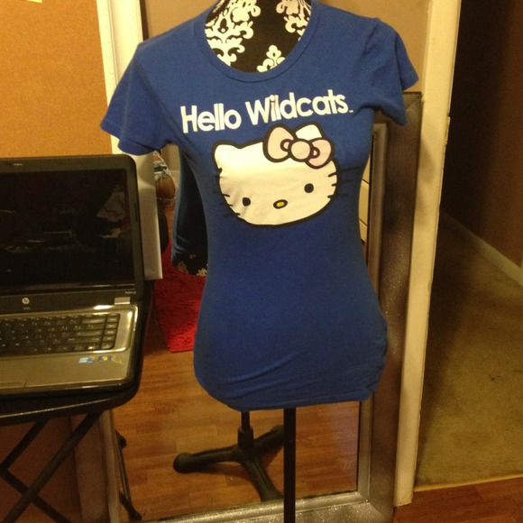 Hello Kitty UK wildcats shirt