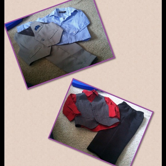 🌟SOLD🌟✂✂Price Cut✂✂ 2 Boys Three Piece Suits