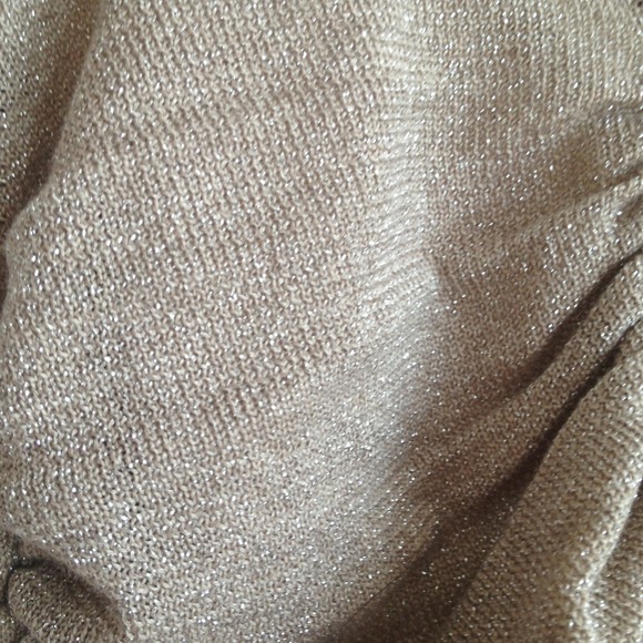 BEBE shimmery gold dress with chain size XS - Picture 3 of 3