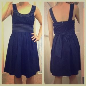 *RESERVED for @firefly89 * Navy flare dress