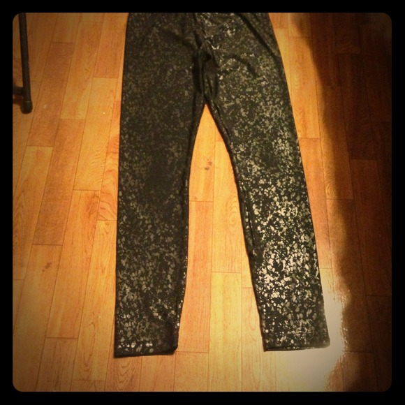 American Appreal spatter leggings