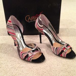 💥REDUCED💥Carlos Santana Peep Toe Pumps