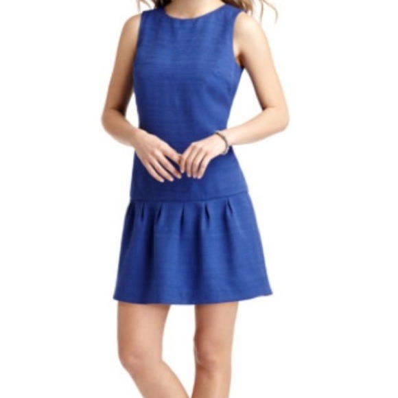 LOFT Blue Peplum Dress