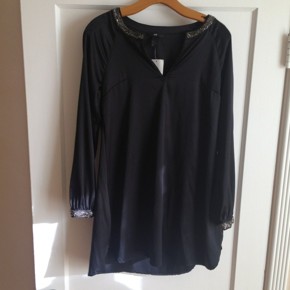 H&M Black Dress Sz 4 NWT
