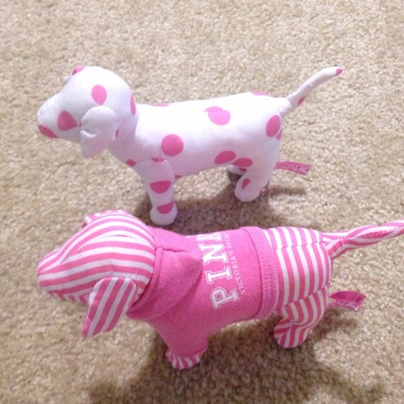 Victoria's Secret Accessories - Victoria's Secret PINK doggie x2