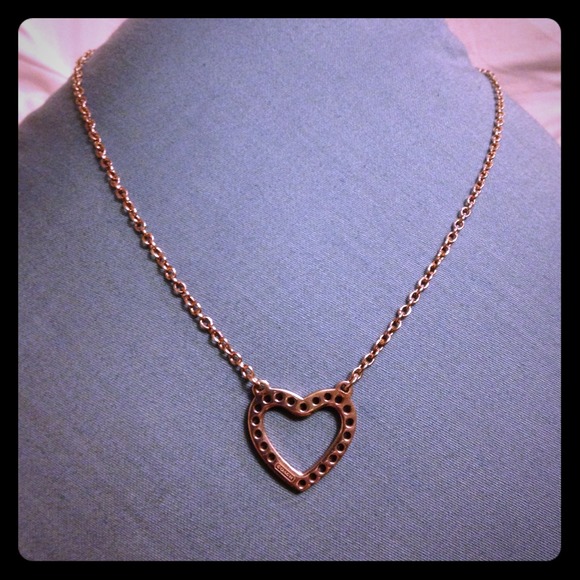 {{{{{{RESERVED}}}}}}} Coach Heart Necklace