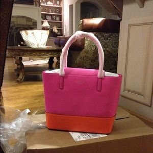 Kate spade handbag pink/orange