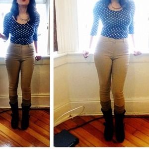 Polka Dot Cropped Top