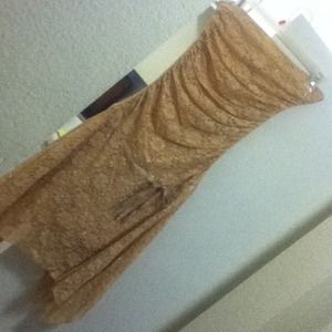 Hilite Glitter Gold Dress