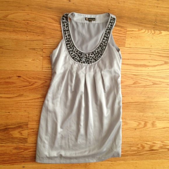 Forever 21 beaded Bib dress SZ Small