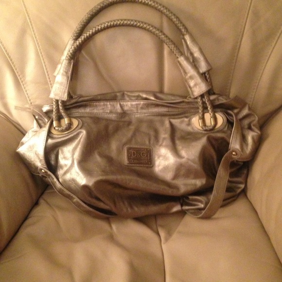 Silver/metallic Handbag